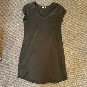 GAP Olive Green V-Neck Dress
